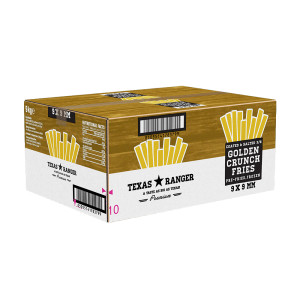 BOX-TEXAS GOLDEN CRUNCH FRIES (3/8) 9X9-4x2.25kg