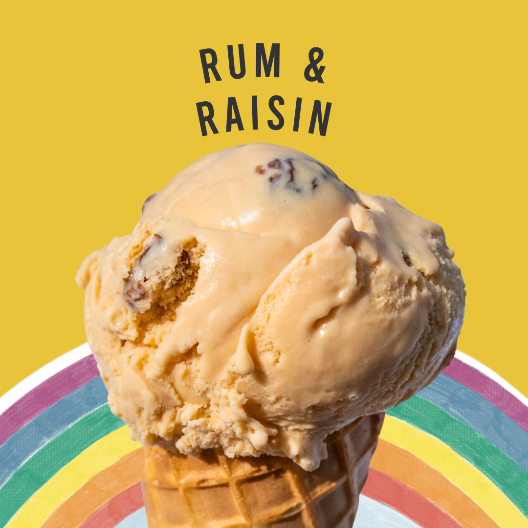 TUB-RUM & RAISIN ICE CREAM 1x4.7Ltr-(MRS DOWSON)