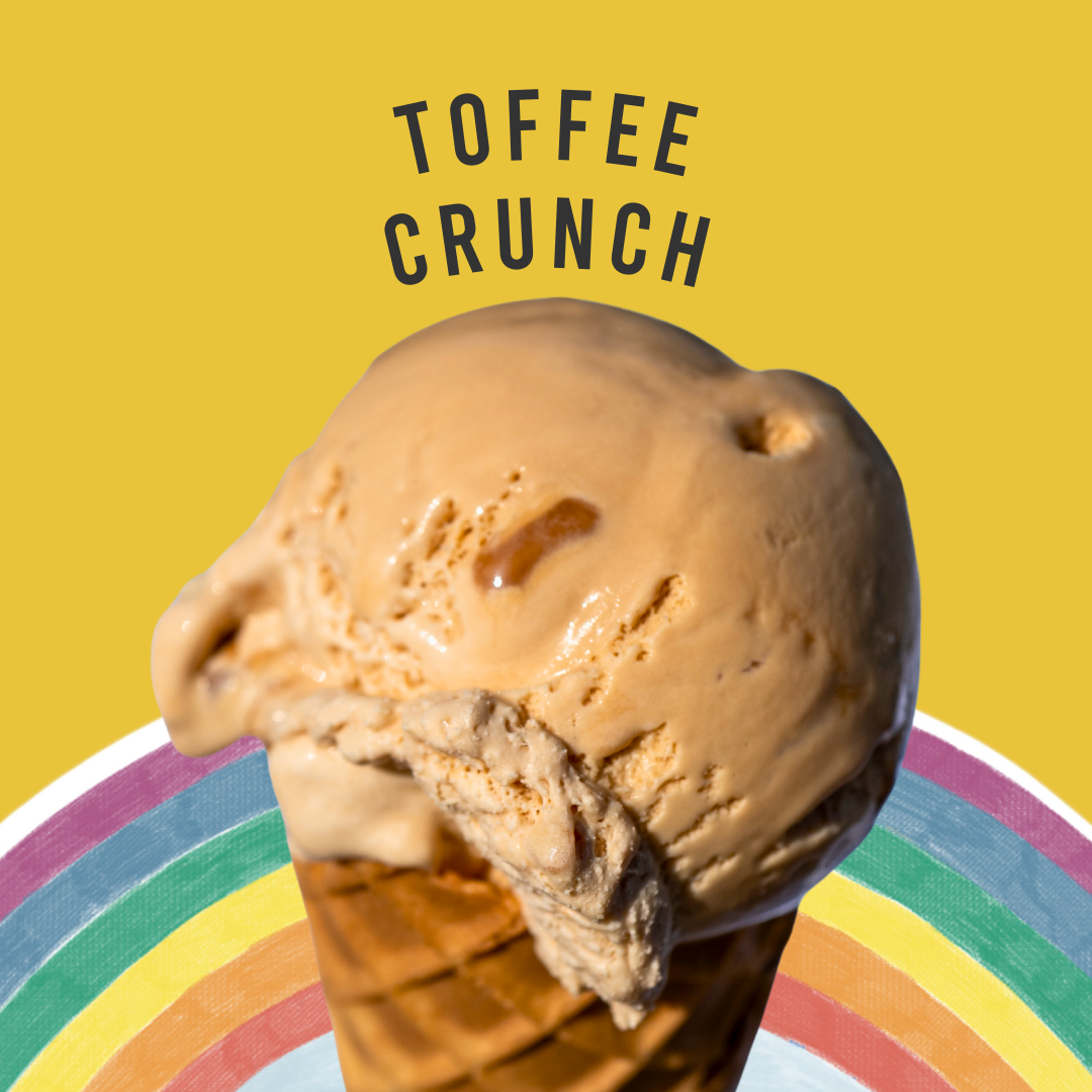 TUB-TOFFEE CRUNCH ICE CREAM 1x4.7Ltr-(MRS DOWSONS)