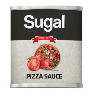 BOX-SUGAL PIZZA SAUCE IN TINS-( PLAIN)-6x3kg