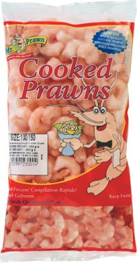 BAG-MR PRAWN-(IQF COOKED PEELED PRAWNS)-(100/150)-1x454g