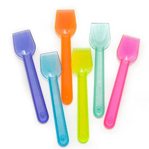PACK-ICE CREAM SPOONS ASSORTED-1kg
